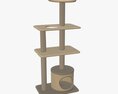 Cat Tree Cat Tower 3D модель