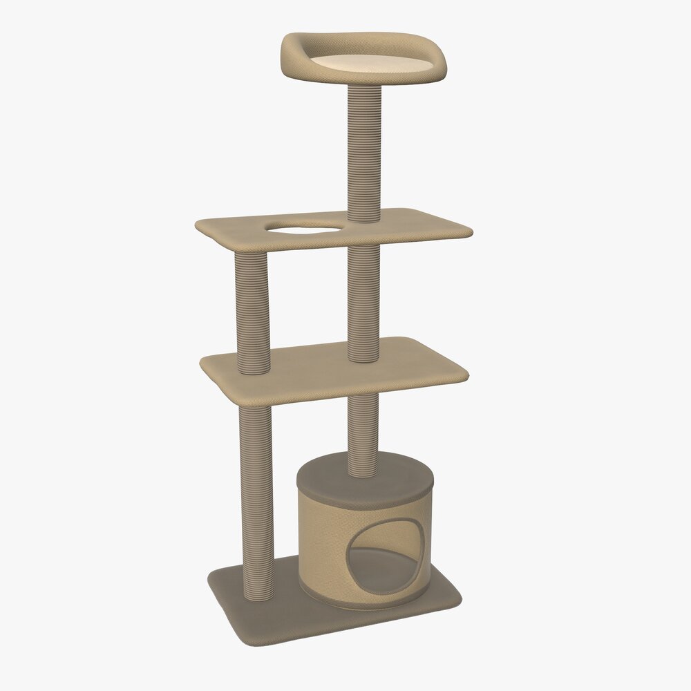 Cat Tree Cat Tower 3D model