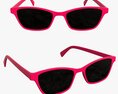 Female Modern Sunglasses Modelo 3d