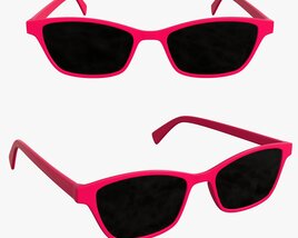 Female Modern Sunglasses 3D model