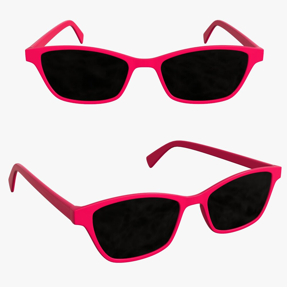 Female Modern Sunglasses 3D model