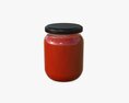 Red Sauce Jar 3d model