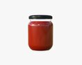 Red Sauce Jar Modèle 3d