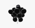 Large Bunch of Balloons Modelo 3d