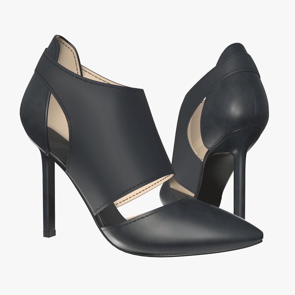 Women High Heel Shoes 3D模型