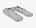 Adult Epic Flip Shower And Bath Shoes 3D-Modell
