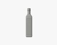 Olive Oil Bottle With Blank Label 3D-Modell