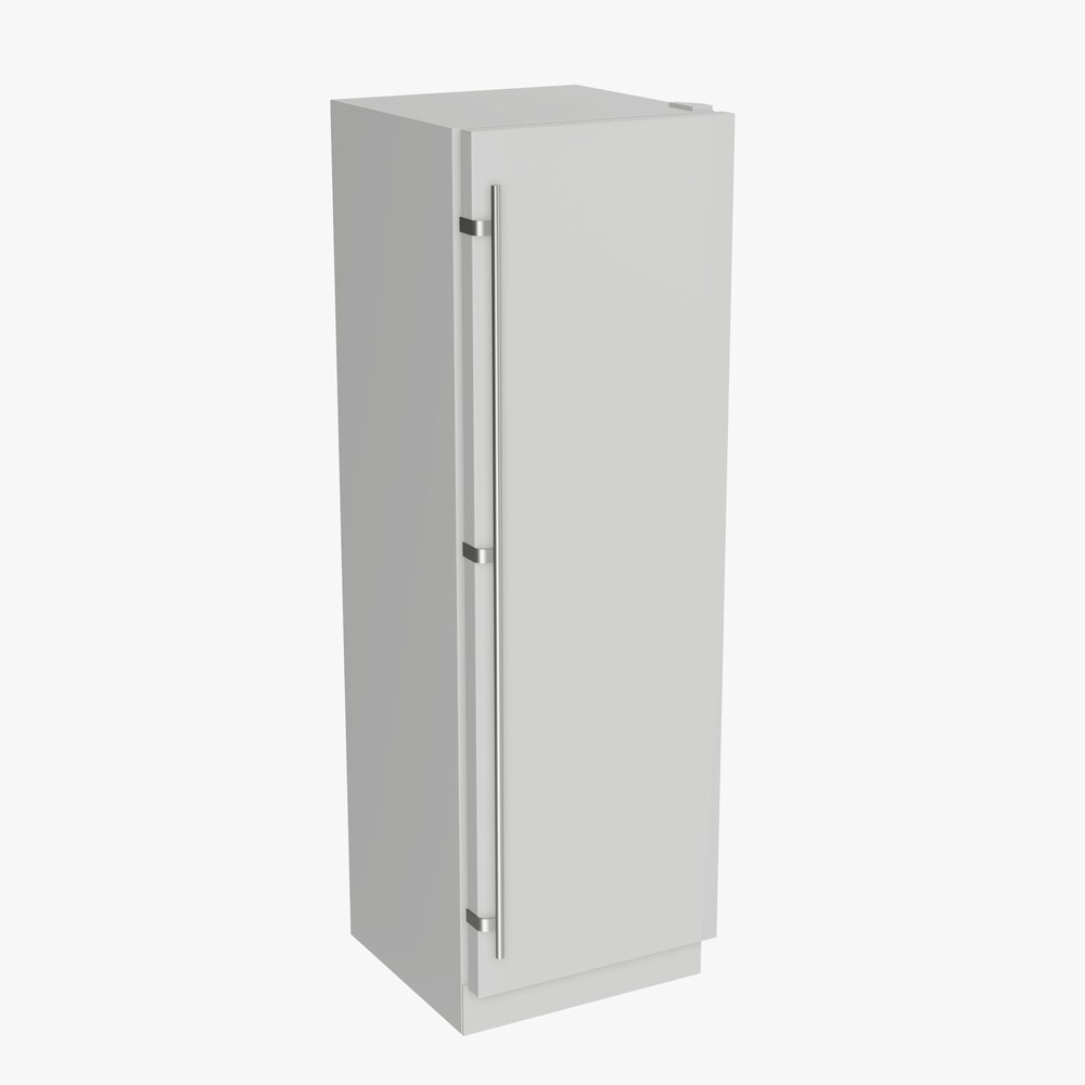 Free-Standing Refrigerator 3D model