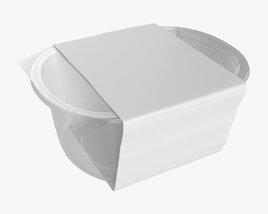 Lunch Box With Film 3D model