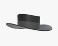Black Hat 02 Modelo 3d