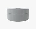 Metal Tin Can Round Shape 3d model