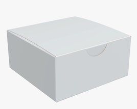 Paper Gift Box 01 3D model