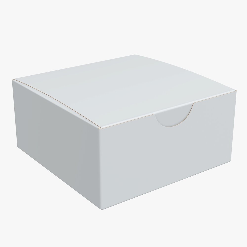 Paper Gift Box 01 3D 모델 