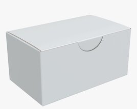 Paper Gift Box 02 3D model