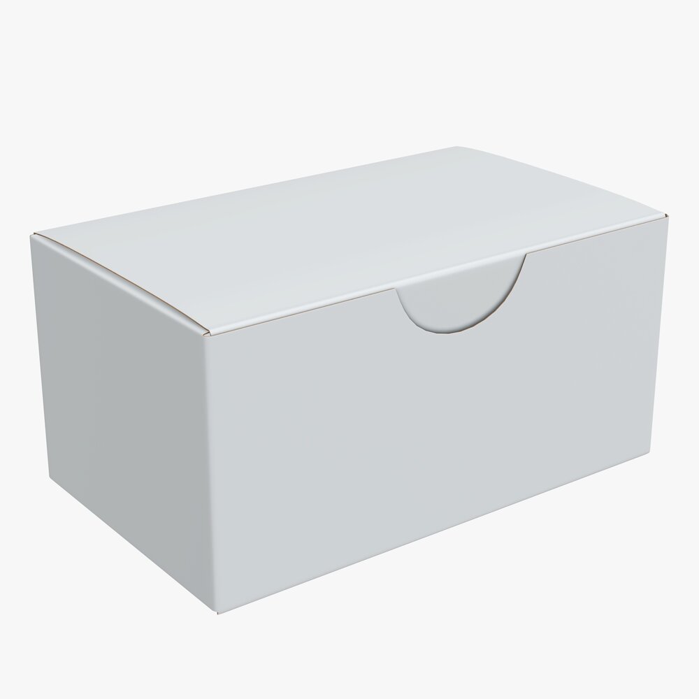 Paper Gift Box 02 3D 모델 