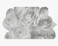 Rose Flowers In Vase Modèle 3d