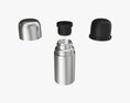Thermos Small Stainless Steel With Cup Modello 3D