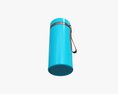 Thermos Vacuum Bottle Flask 01 Blue Modelo 3D