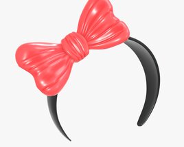 Headband With Bow 3Dモデル