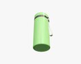 Thermos Vacuum Bottle Flask 01 Green 3D模型