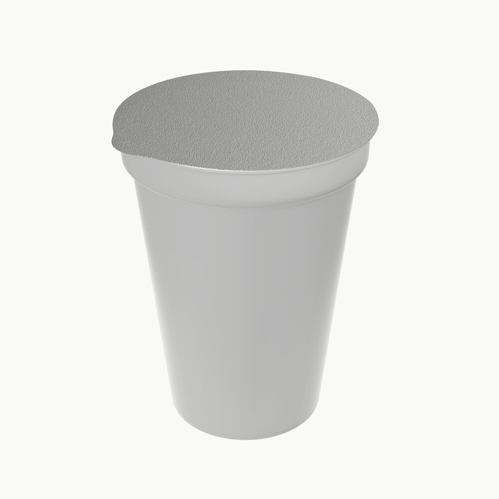 Yogurt Medium Container 3D 모델 