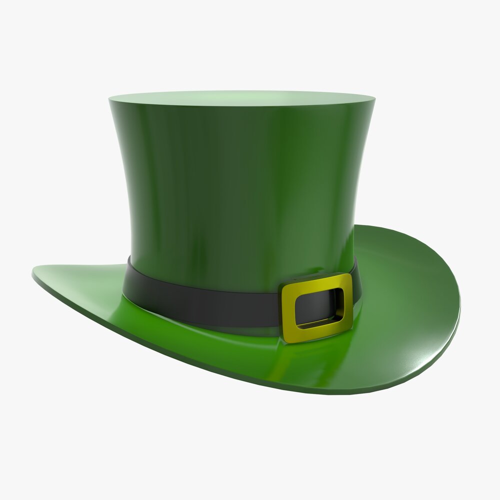 St Patrick Day Hat 3D model