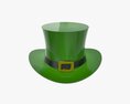 St Patrick Day Hat 3D-Modell