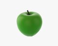 Apple Single Fruit 3D 모델 