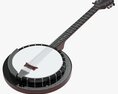 Banjo Musical Stringed Instrument 3d model