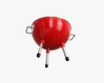 Charcoal Kettle Grill Bbq Modelo 3D