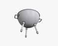 Charcoal Kettle Grill Bbq Modello 3D