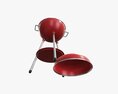 Charcoal Kettle Steel Grill Bbq With Lid 3Dモデル