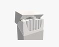 Cigarettes Slim Pack Opened Modèle 3d