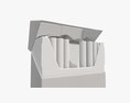 Cigarettes Super Slim Pack Opened 3D модель