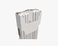 Cigarettes Super Slim Pack Opened 3D модель