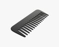 Hair Comb Plastic Type 1 3D 모델 