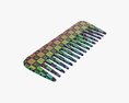 Hair Comb Plastic Type 1 3Dモデル