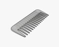 Hair Comb Wooden Type 1 3D-Modell