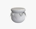 Honey Jar Small With Fabric 3d model
