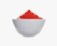 Ketchup Tomato Sauce In Bowl 3d model