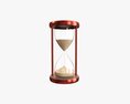 Sandglass Hourglass Egg Sand Timer Clock 01 3D模型