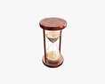 Sandglass Hourglass Egg Sand Timer Clock 01 3D модель