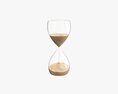 Sandglass Hourglass Egg Sand Timer Clock 01 3d model