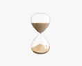 Sandglass Hourglass Egg Sand Timer Clock 02 3Dモデル