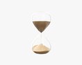 Sandglass Hourglass Egg Sand Timer Clock 02 3D-Modell
