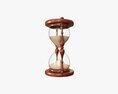 Sandglass Hourglass Egg Sand Timer Clock 03 Modelo 3d
