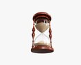 Sandglass Hourglass Egg Sand Timer Clock 03 3D 모델 