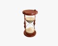 Sandglass Hourglass Egg Sand Timer Clock 03 3d model