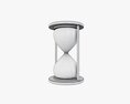 Sandglass Hourglass Egg Sand Timer Clock 04 Modello 3D