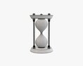 Sandglass Hourglass Egg Sand Timer Clock 05 3Dモデル